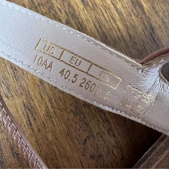 Stuart Weitzman Goldie Lace-Up Pearl Embellished Sandal Size 10AA - Picture 8 of 12